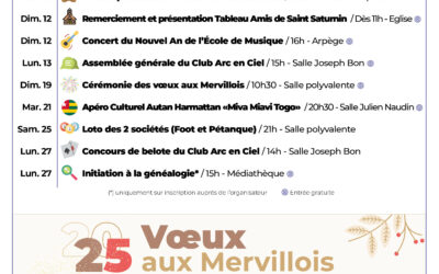 #Agenda des Mervillois